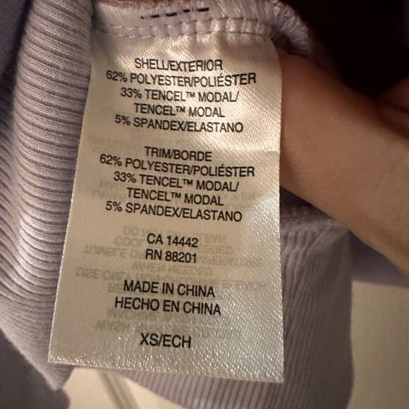 Mondetta abstract purple floral print sweater size extra small - Picture 6 of 7